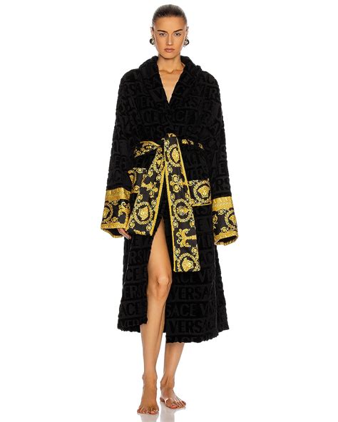 versace fur robe|Versace robes for women.